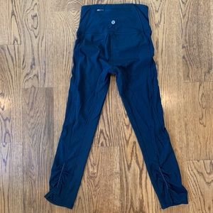 Navy LuLu Lemon Leggings Size 4